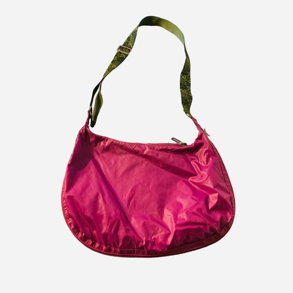Zumba Large Fuchsia Nylon Crossbody - Picture 5 of 11